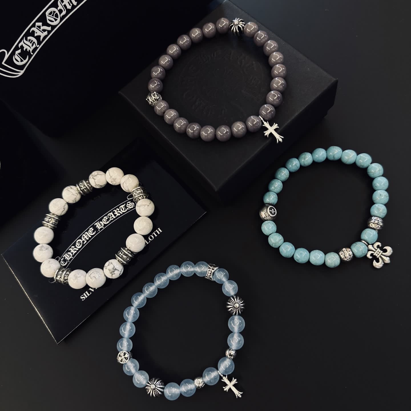 Chrome Hearts Beaded Bracelets Set